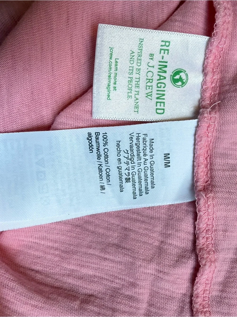 JCrew Pink Flamingo Seaside Club Graphic Tee